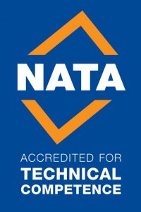 NATA Accredited for Technical Competence